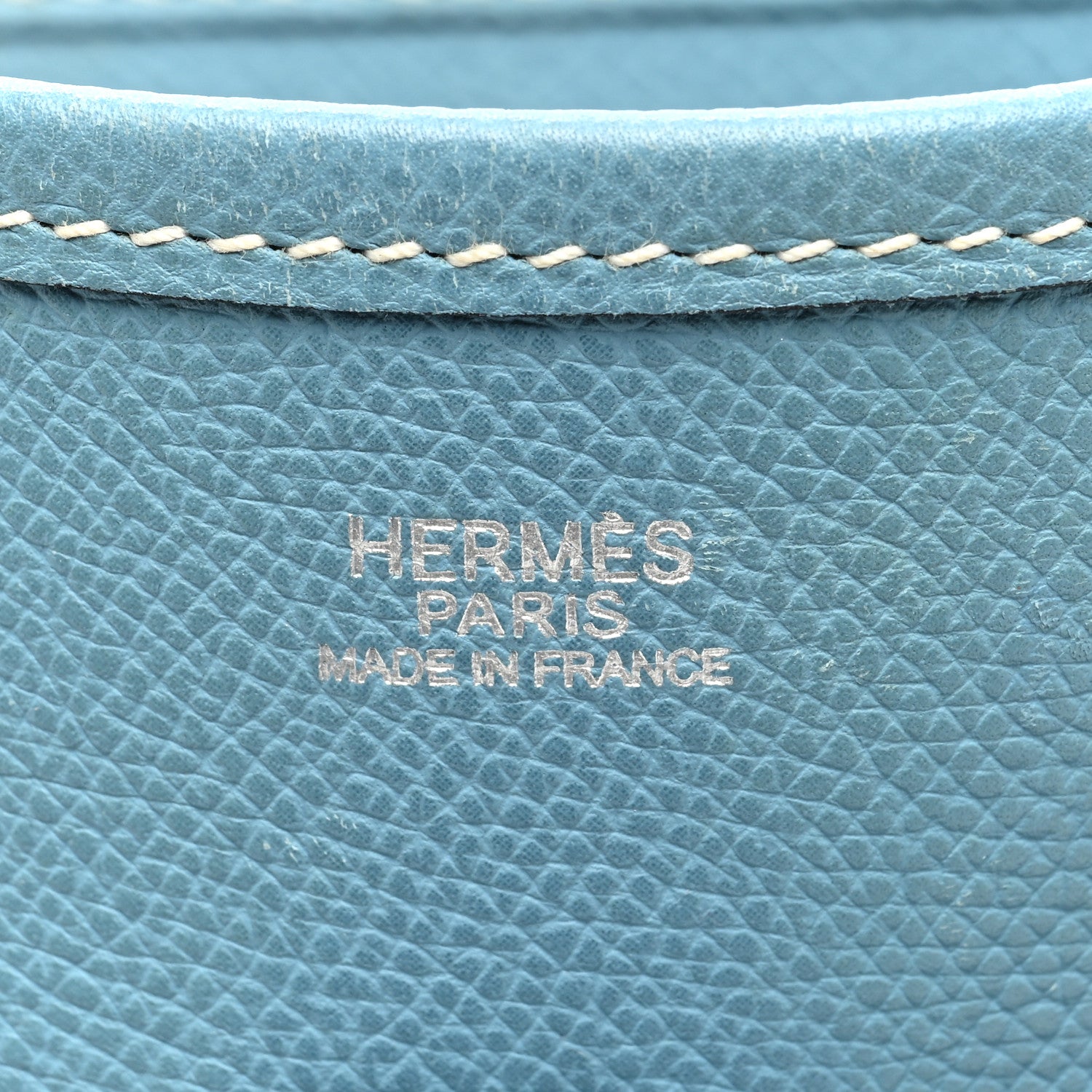 Hermes Epsom Evelyne PM Blue Jean 6 of 12