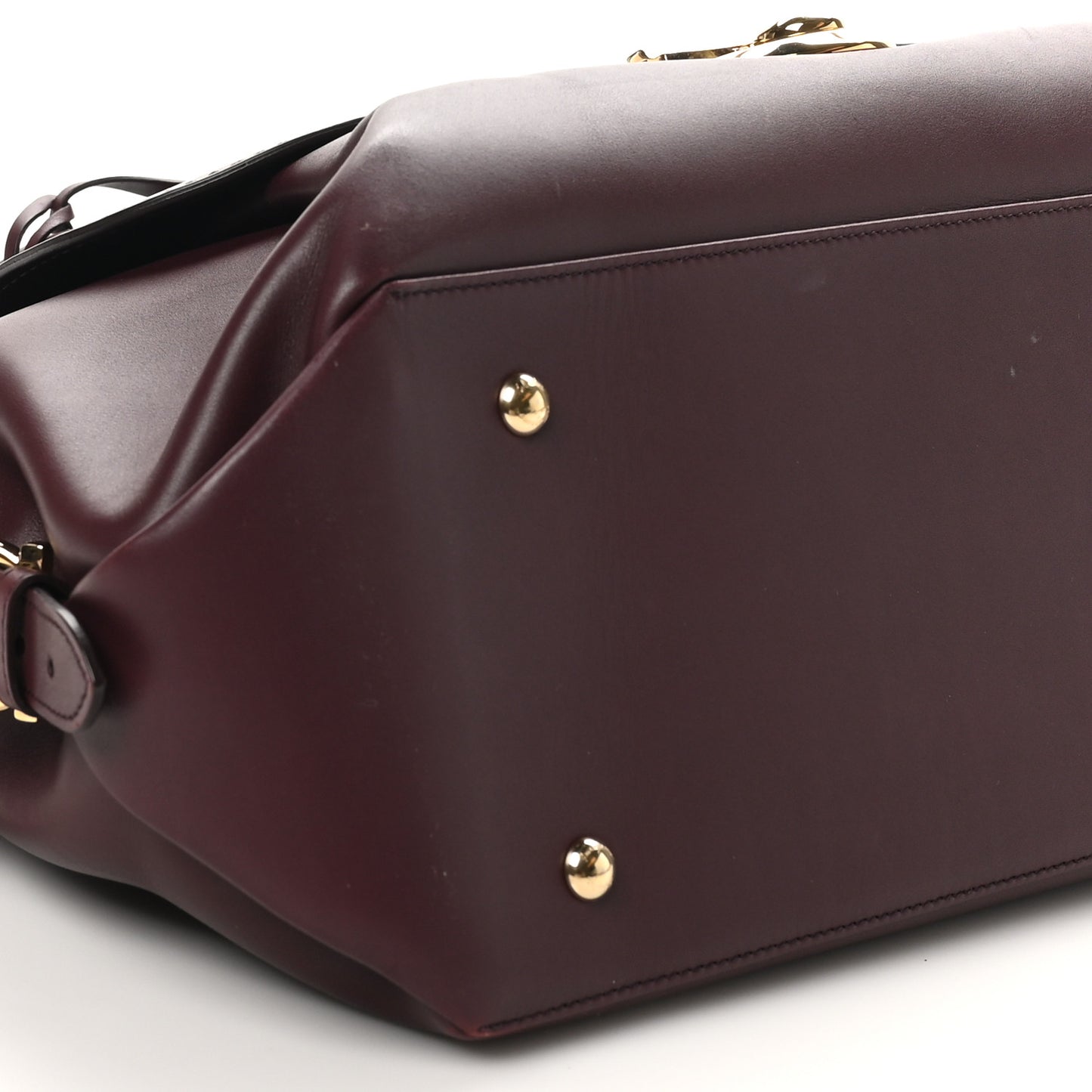 Calfskin Fiamma Bag Rouge Black