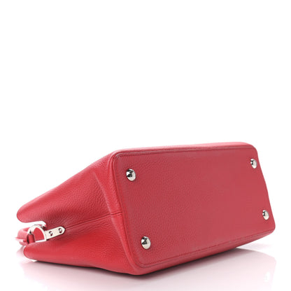 Louis Vuitton Taurillon Capucines MM Rubis 4 of 13