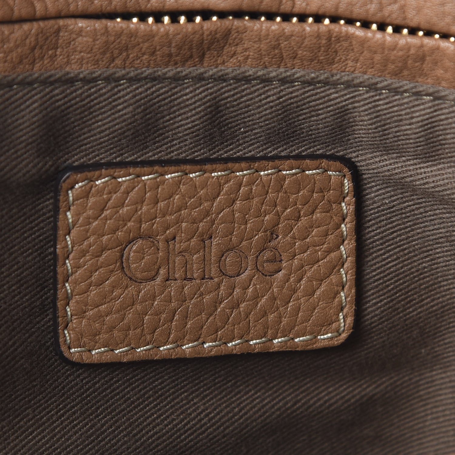 Chloe Calfskin Large Marcie Satchel Nut 8 of 9