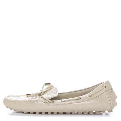 Louis Vuitton Monogram Embossed Gloria Loafer 36.5 Ivory 1 of 8