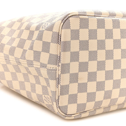 Louis Vuitton Damier Azur Neo Neverfull MM Rose Ballerine 10 of 12