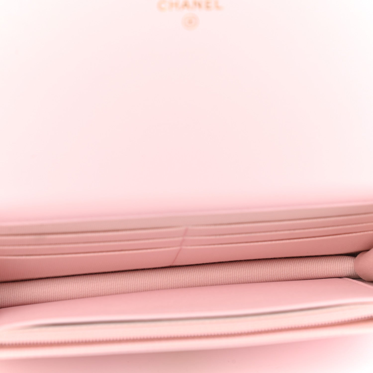 Chanel Lambskin Quilted Pearl Wallet On Chain WOC Pink 7 of 22
