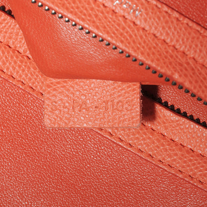 Celine Grained Calfskin Small Phantom Luggage Coral 8 of 9