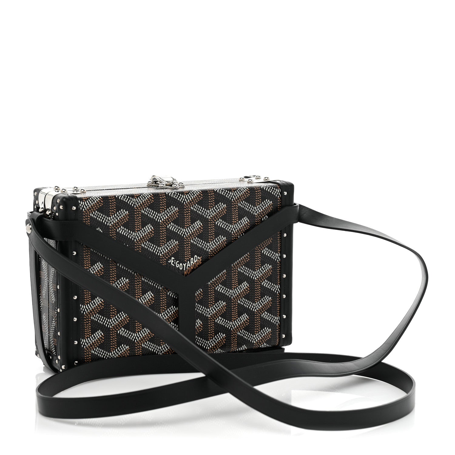 Goyard Goyardine Minaudiere Trunk Bag Black 3 of 10