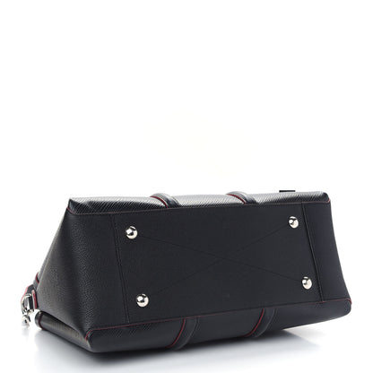 Louis Vuitton Epi Soufflot MM NM Black 4 of 8