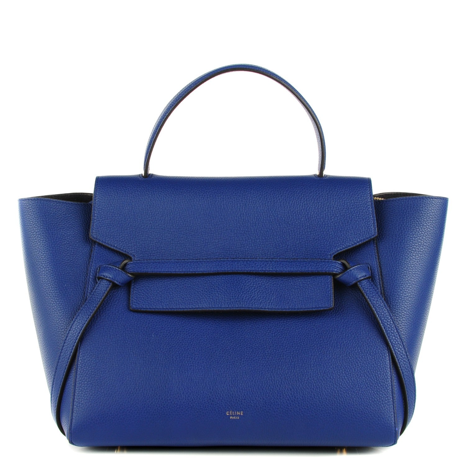 Celine Drummed Calfskin Small Belt Bag Indigo 1 of 9