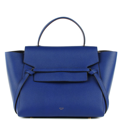 Celine Drummed Calfskin Small Belt Bag Indigo 1 of 9