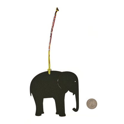 Hermes Epsom Togo Petit H Elephant Sanguine Vert Fonce 2 of 3