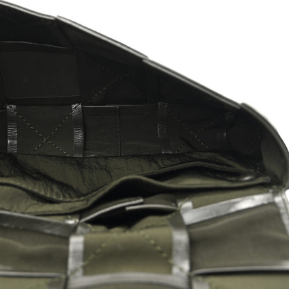 Bottega Veneta Paper Calfskin Intrecciato Cassette Belt Bag Raintree 5 of 10
