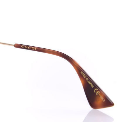 Gucci Metal Square Frame Sunglasses GG0415SK Gold 6 of 8