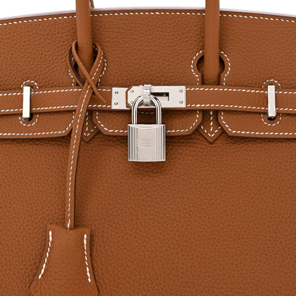 Hermes Togo Birkin 25 Gold 8 of 11