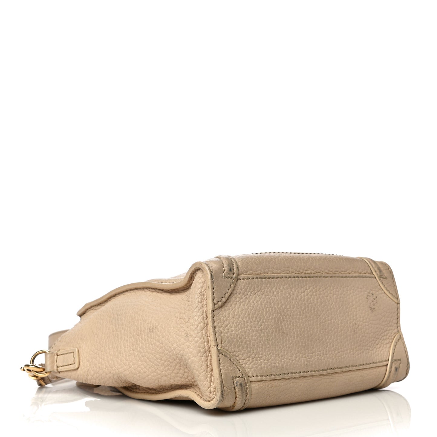 Pebbled Calfskin Nano Luggage Dune