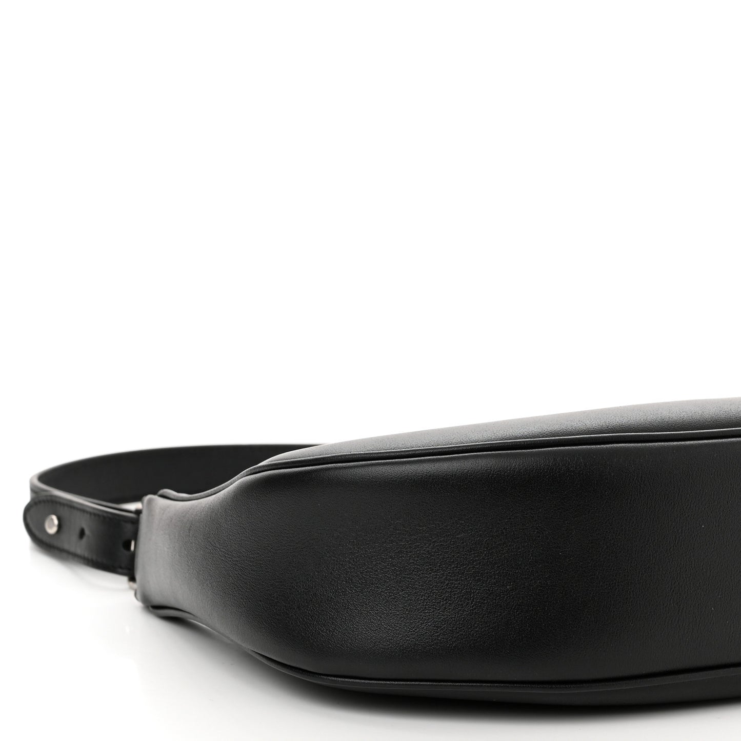 Calfskin Ava Shoulder Bag Black
