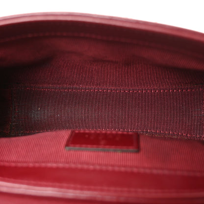Gucci Tweed GG Monogram Mini GG Marmont Shoulder Bag Pink Red 5 of 12