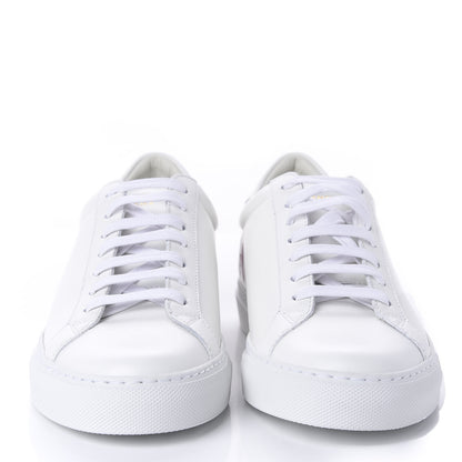 Givenchy Calfskin Logo Womens Urban Street Sneakers 38 White Red 2 of 12