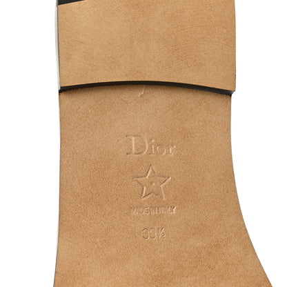 Christian Dior Calfskin Lambskin Micro Cannage D-Lane Flat Slide Sandals 39.5 Camel 8 of 9
