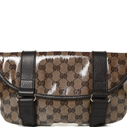 Gucci Crystal Monogram Waist Belt Bag Brown 10 of 12