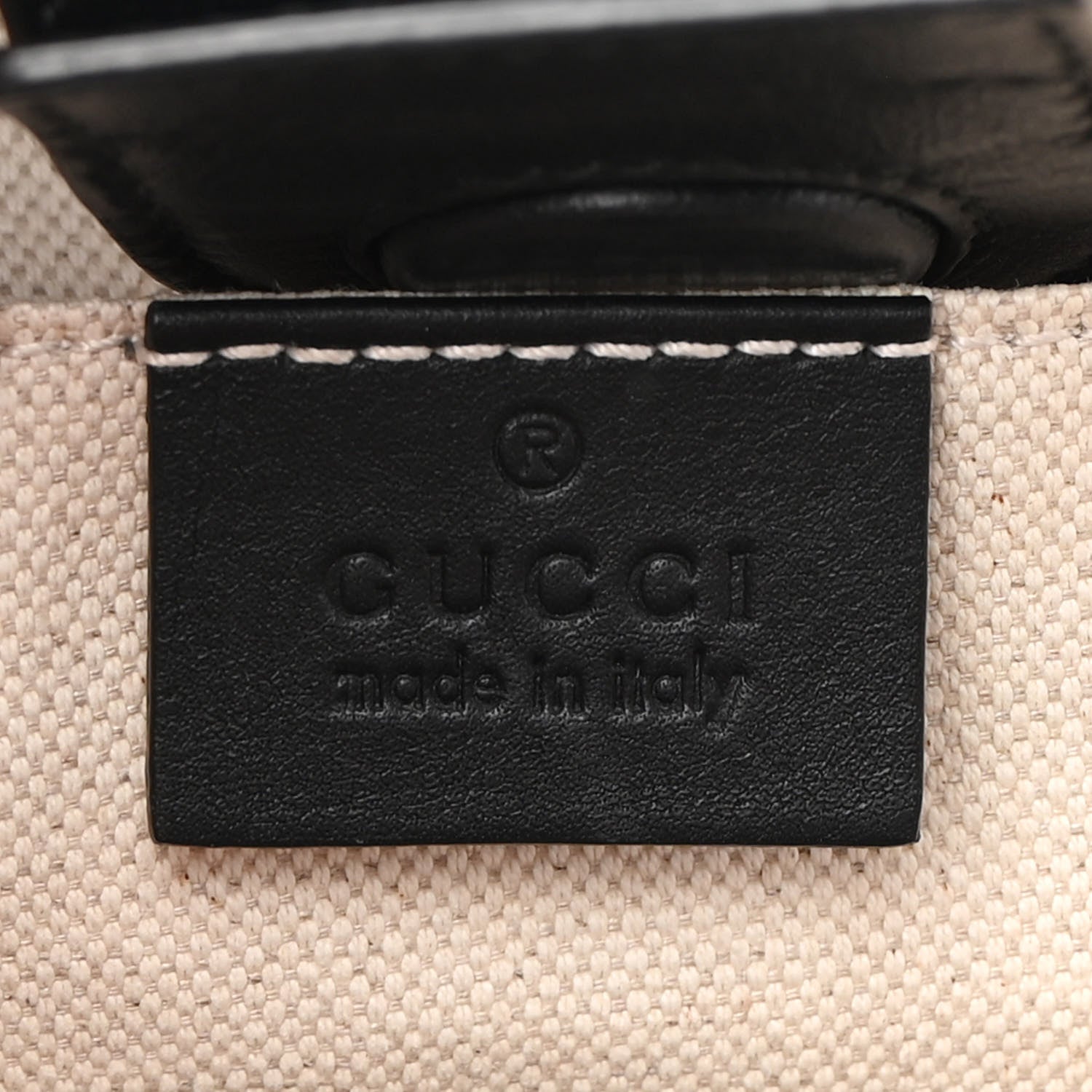 Gucci Canvas Herbarium Print Ribbon Top Handle Bag Pink Black 6 of 9