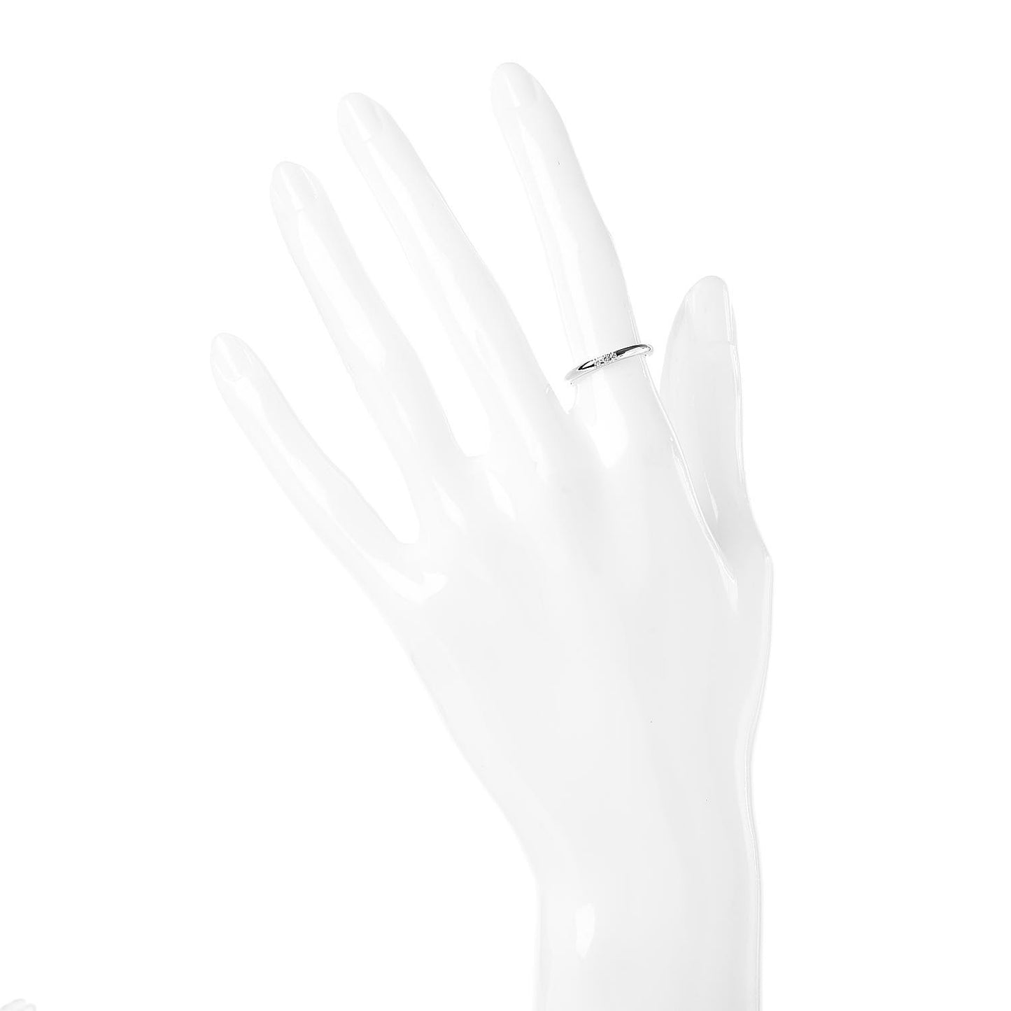 Platinum Diamond 2mm Classic Wedding Band Ring 49 4.75