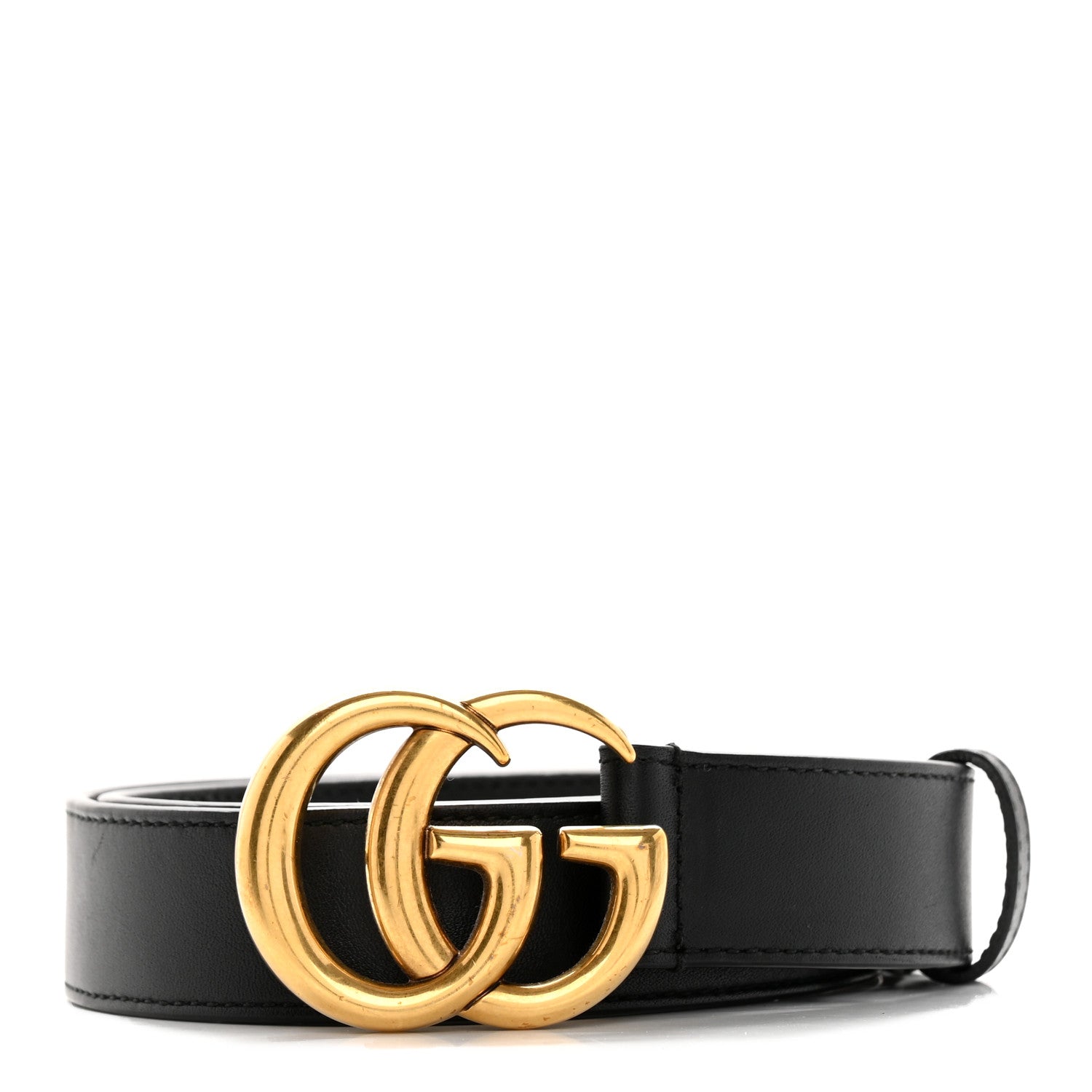 Gucci Moon Calfskin Double G 30mm Belt 70 28 Black 1 of 10