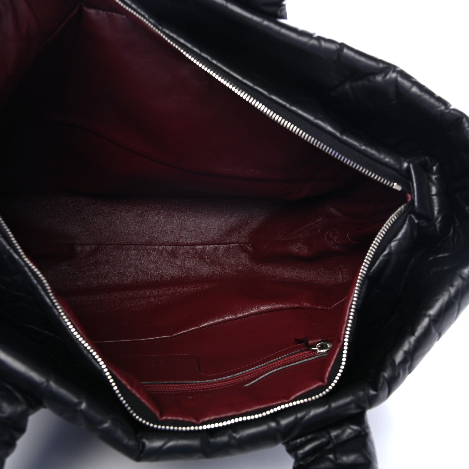 Chanel Lambskin Quilted Large Coco Cocoon Tote Black 4 of 4