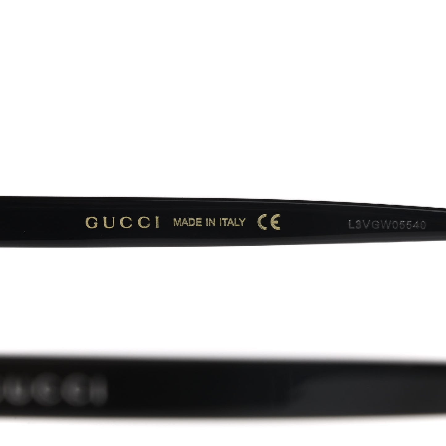 Acetate Square Sunglasses GG0571S Black
