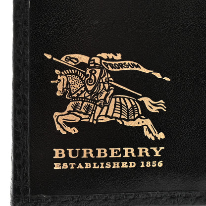 Burberry Haymarket Check Compact Wallet Black 6 of 11