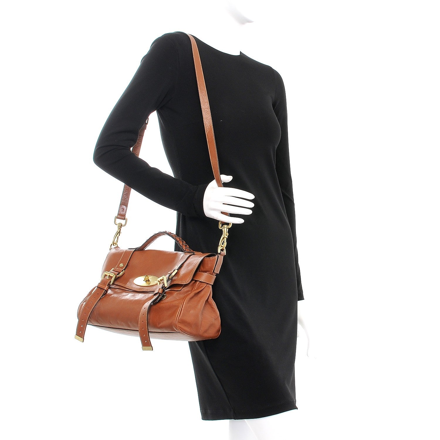 Mulberry Polished Buffalo Medium Alexa Oak 2 of 8