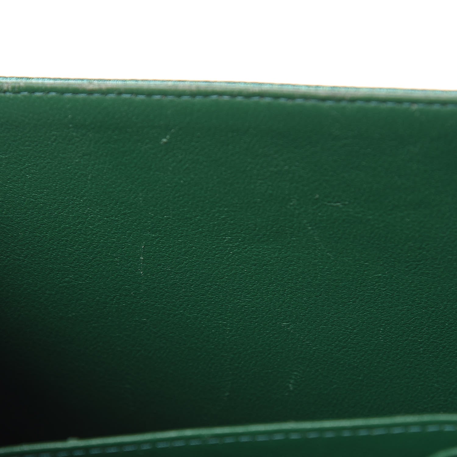 Chanel Metallic Caviar Quilted Jumbo Double Flap Green 12 of 13