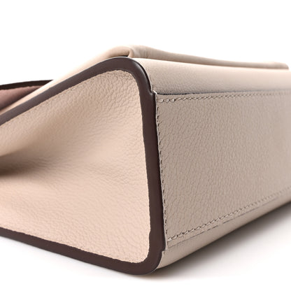 Louis Vuitton Soft Calfskin Mylockme Chain Bag BB Greige 7 of 8