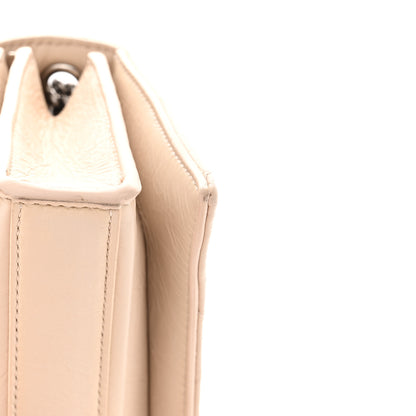 Balenciaga Crushed Calfskin Quilted Small Crush Chain Bag Sand Beige 11 of 11