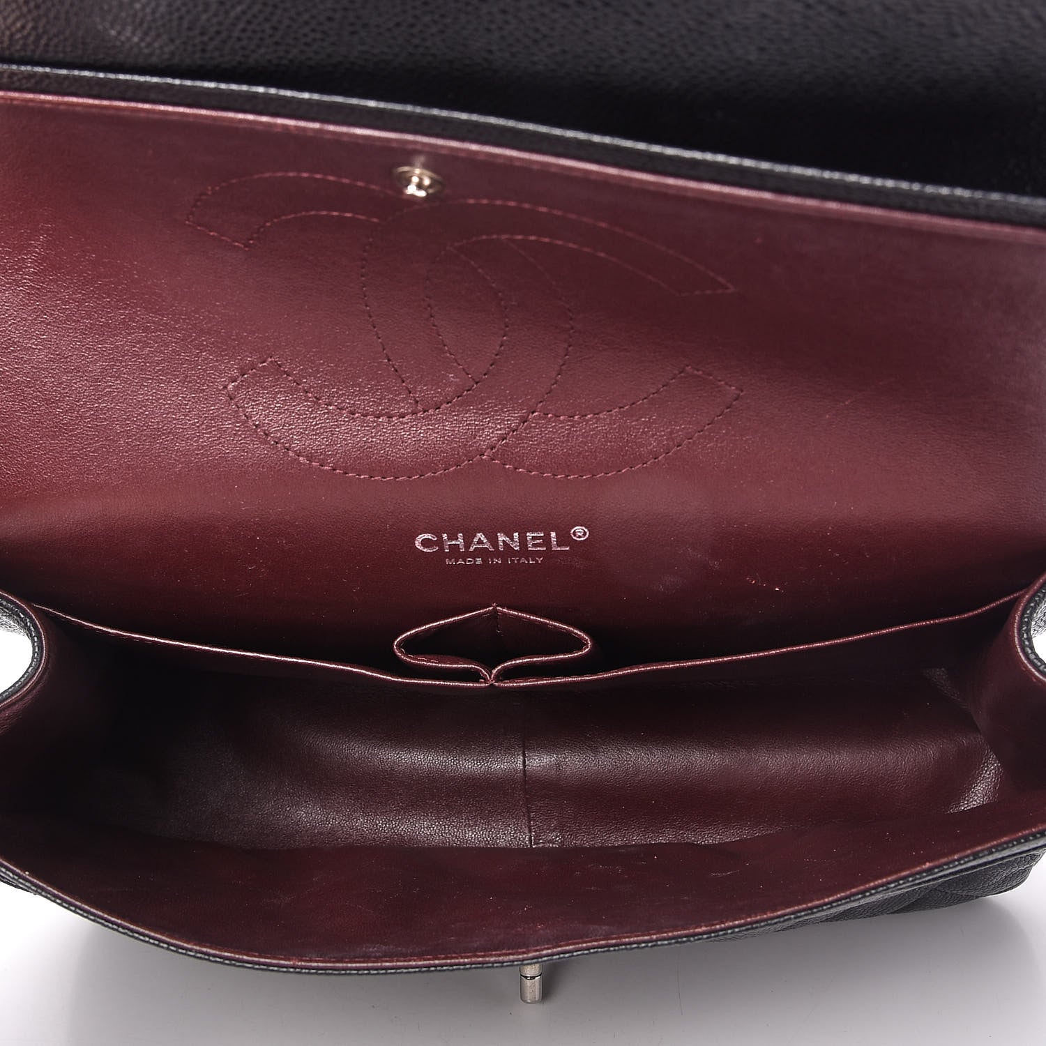 Chanel Caviar Quilted Jumbo Double Flap Black 5 of 11