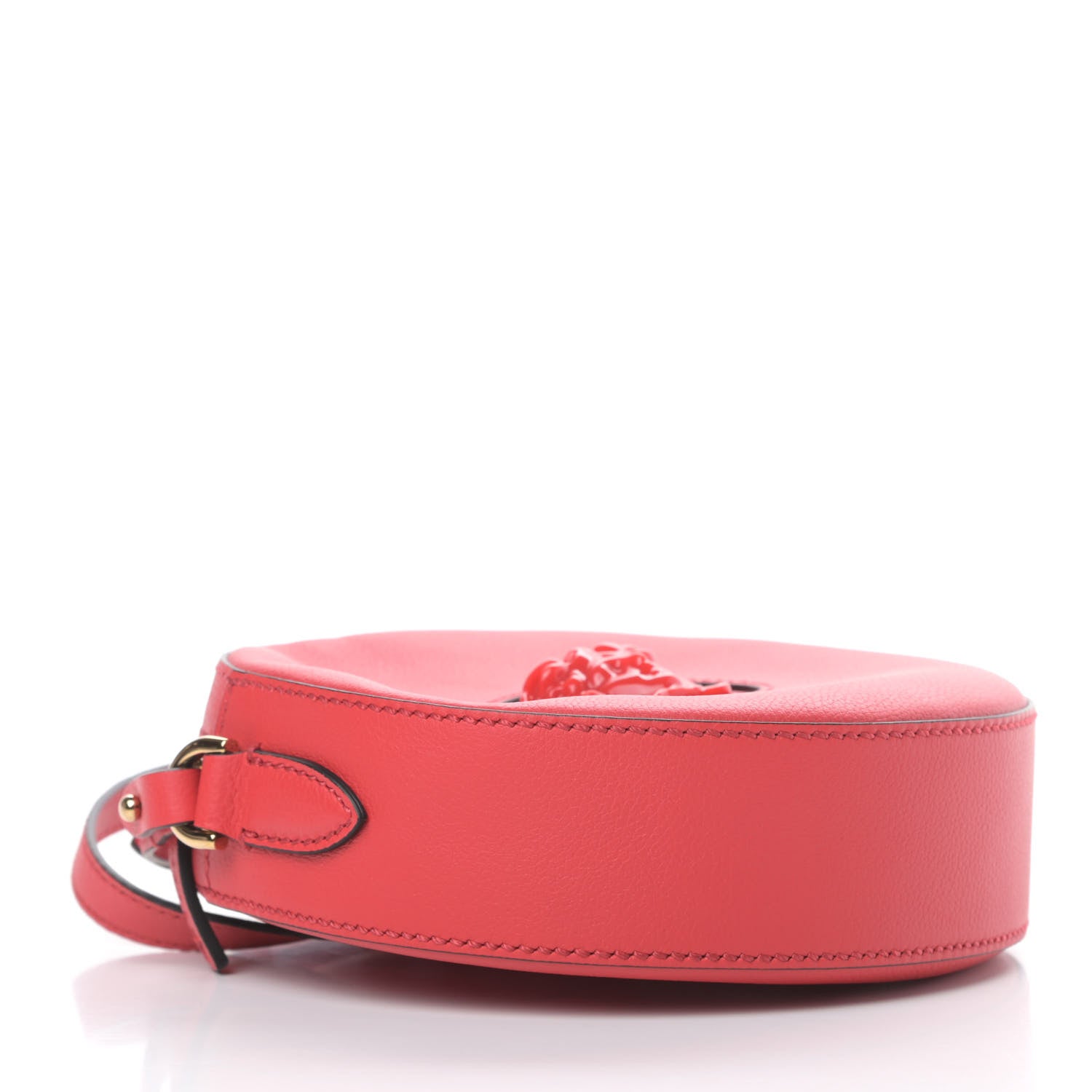 Versace Calfskin La Medusa Round Camera Bag Red 4 of 9