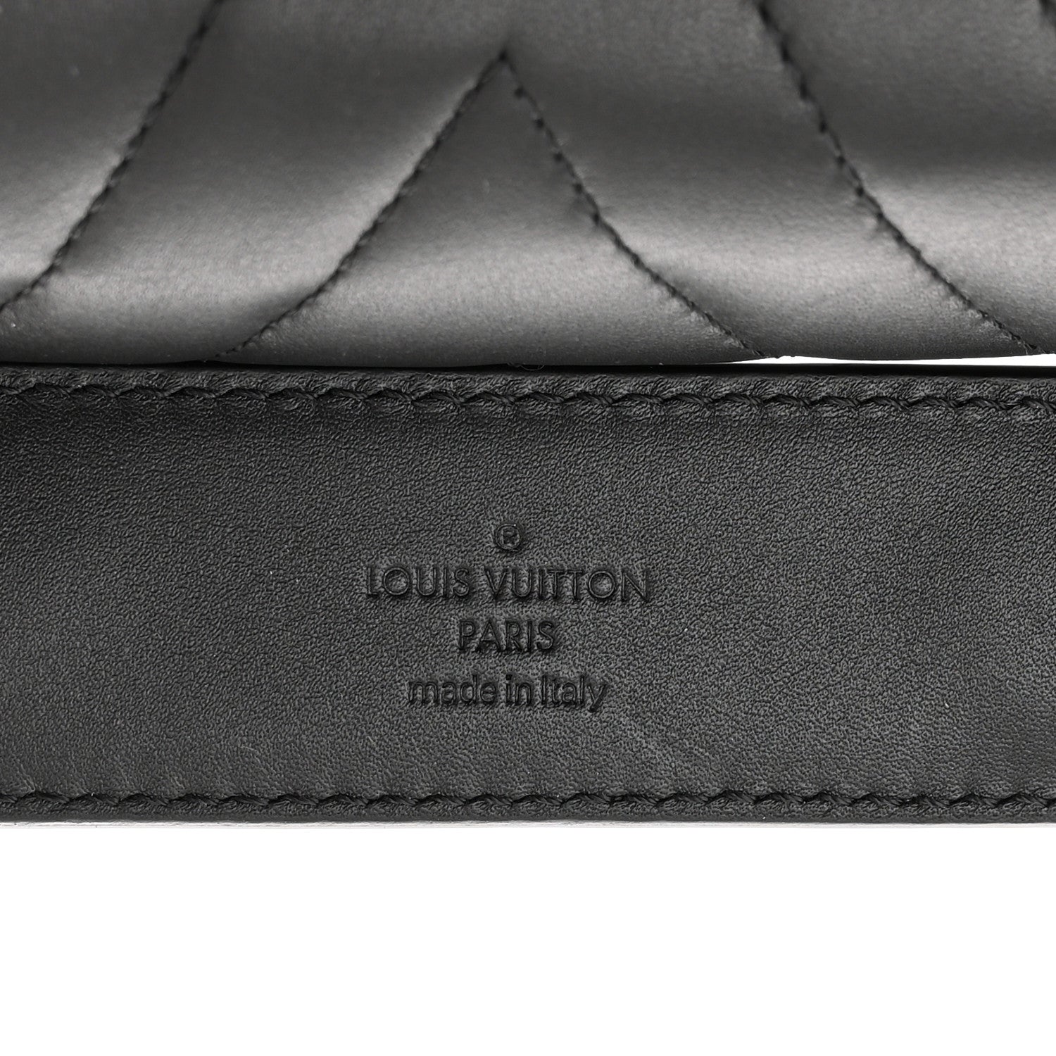 Louis Vuitton Calfskin New Wave Chain MM Black 6 of 10