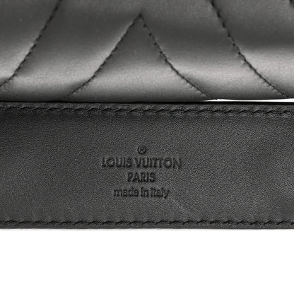 Louis Vuitton Calfskin New Wave Chain MM Black 6 of 10