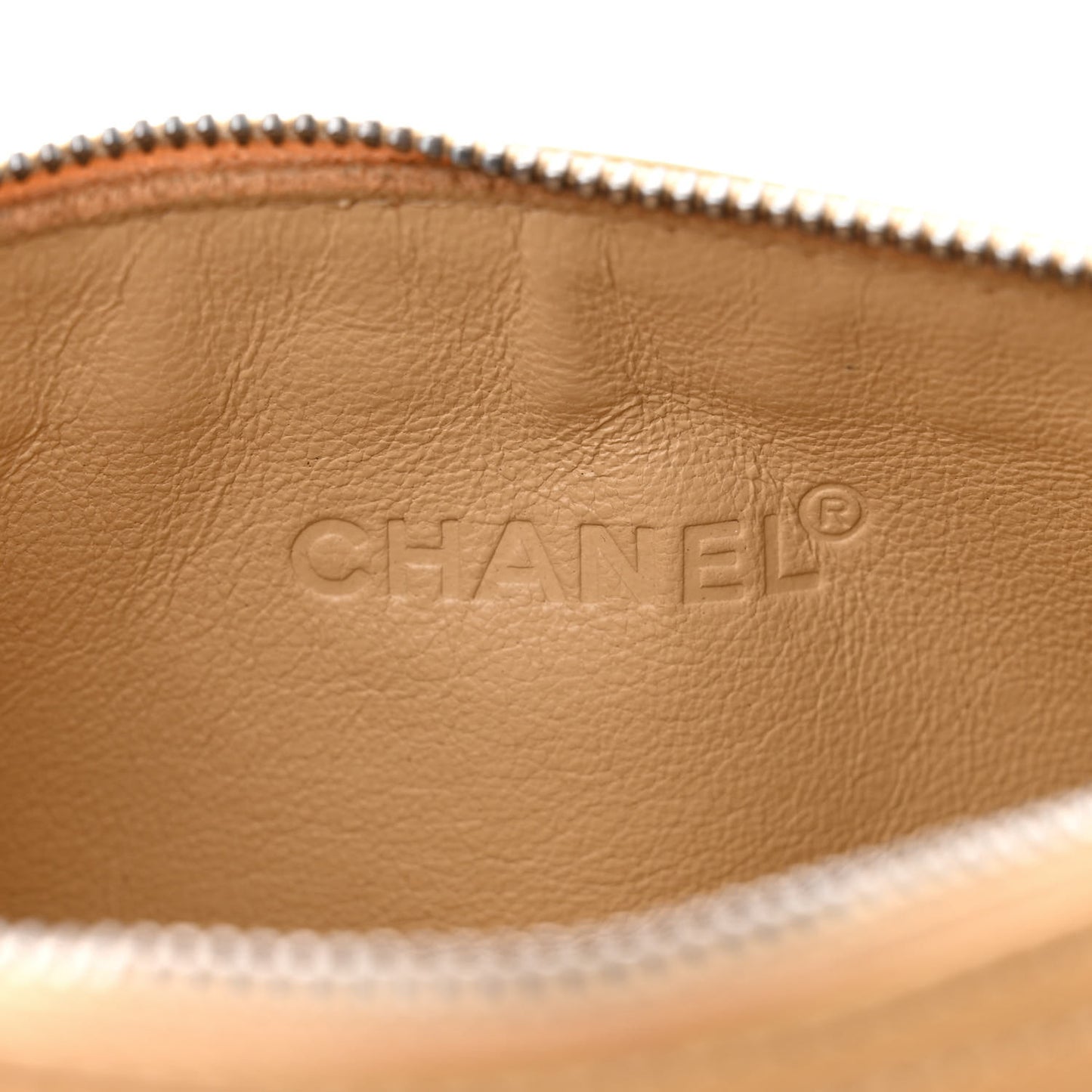 Lambskin CC Shoulder Bag Beige