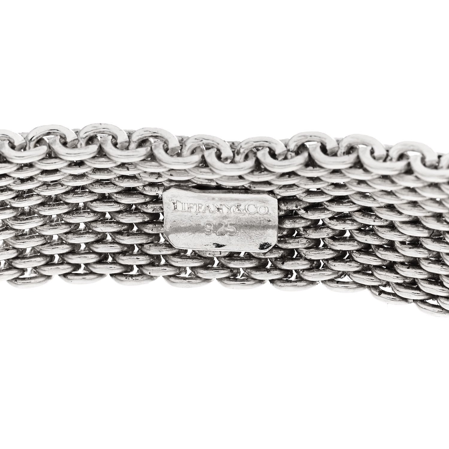 Tiffany Sterling Silver Somerset Mesh Bracelet 3 of 3