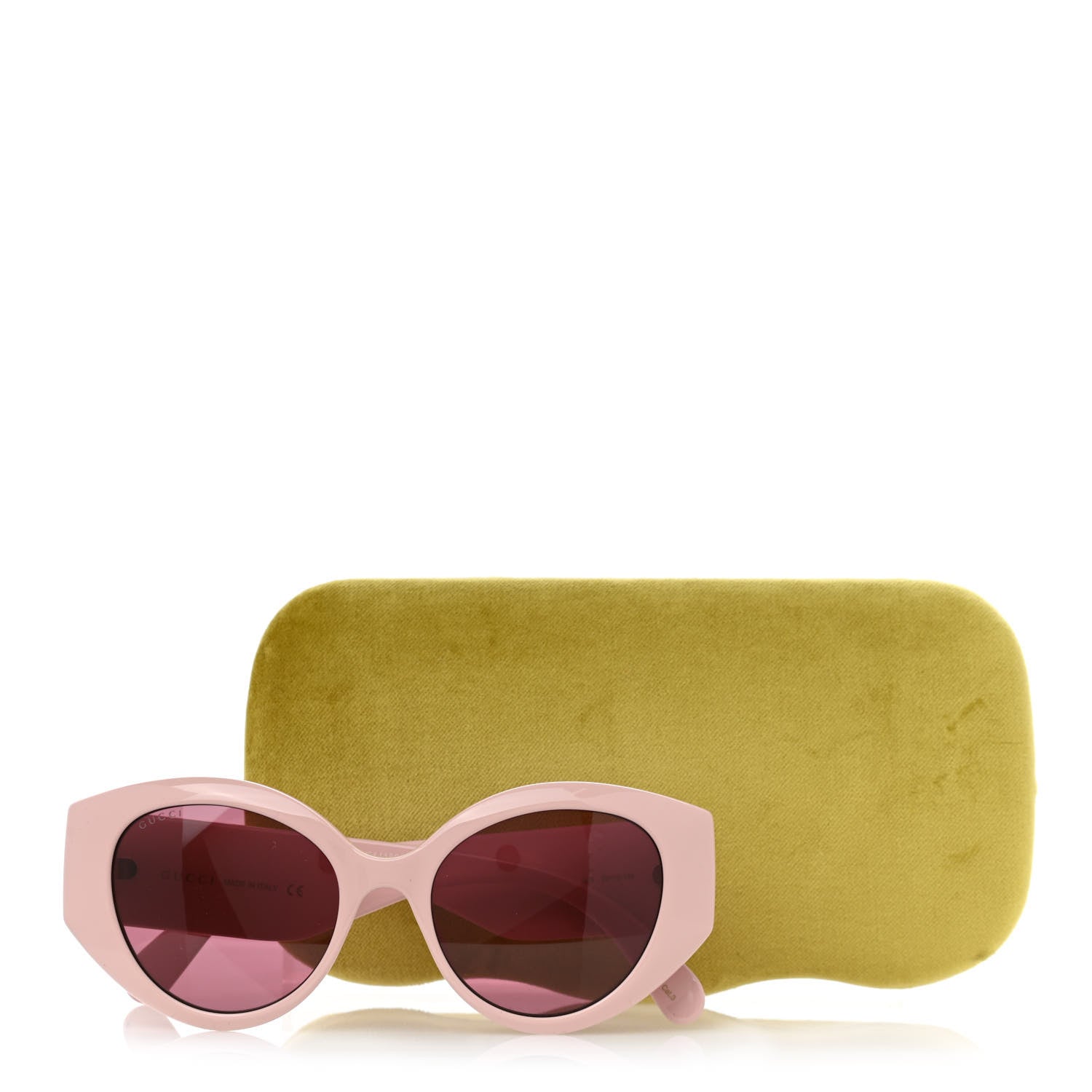 Gucci Acetate GG Cat Eye Sunglasses GG0809S Pink 7 of 7