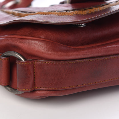 Christian Dior Calfskin Medium Gaucho Double Saddle Bag Red 12 of 13
