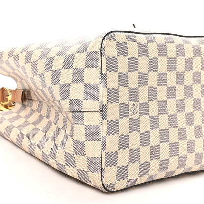 Louis Vuitton Damier Azur Braided Neonoe MM Blue 7 of 8