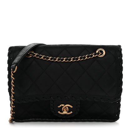 Chanel Iridescent Calfskin Small Happy Stitch Flap Black 1 of 10