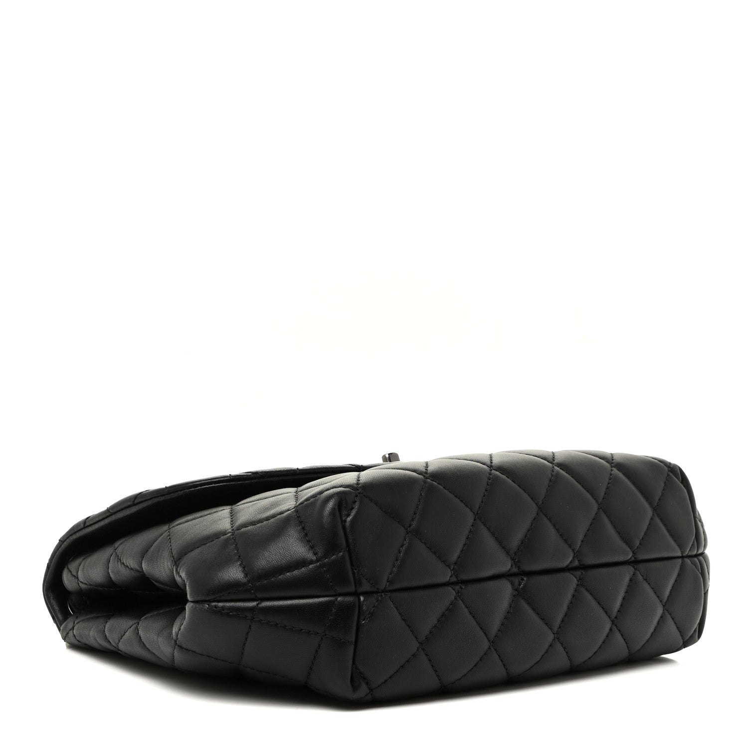 Chanel Lambskin Quilted Large Daily Supple Flap Black 4 of 20