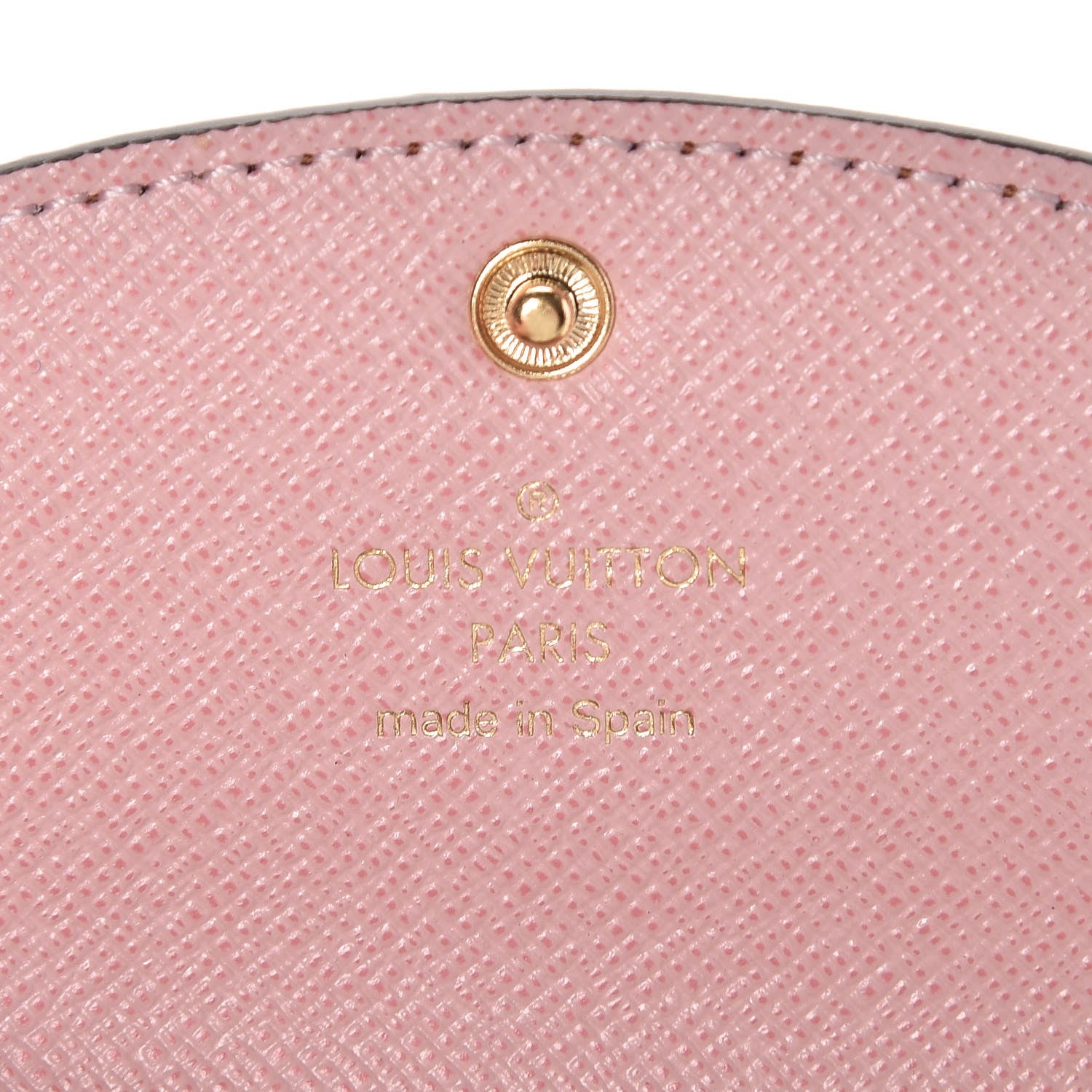 Louis Vuitton Damier Ebene Rosalie Coin Purse Rose Ballerine 6 of 9