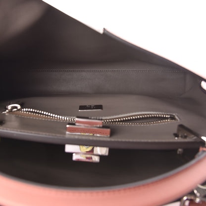 Fendi Vitello Tahiti Burro Large Peekaboo Iconic Essentially Satchel Macaron Foresta 5 of 11