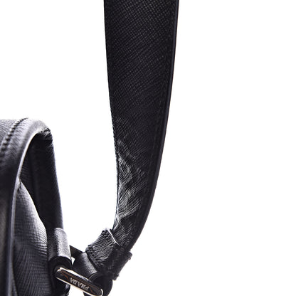 Prada Saffiano Travel Messenger Bag Black 14 of 17