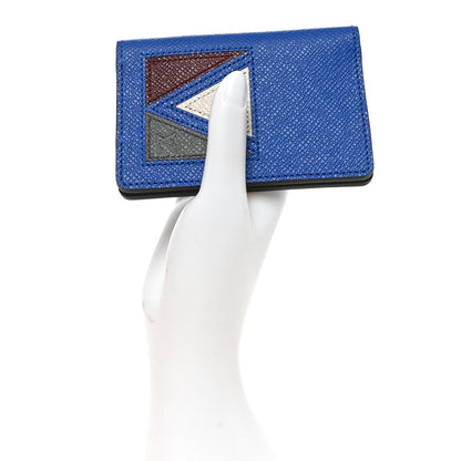 Louis Vuitton Taiga V Line Pocket Organizer NM Blue Multicolor 2 of 7