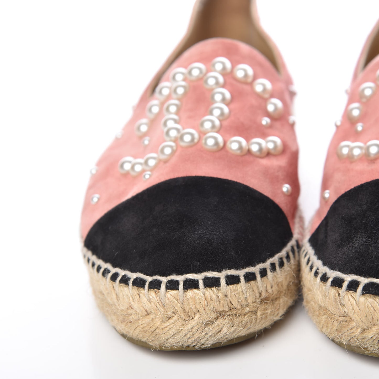 Suede Pearl CC Espadrilles 37 Pink