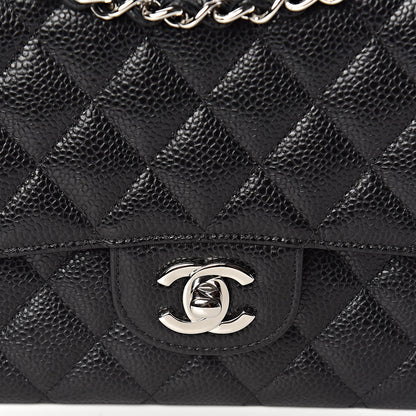 Chanel Caviar Quilted Medium Double Flap Black 10 of 10