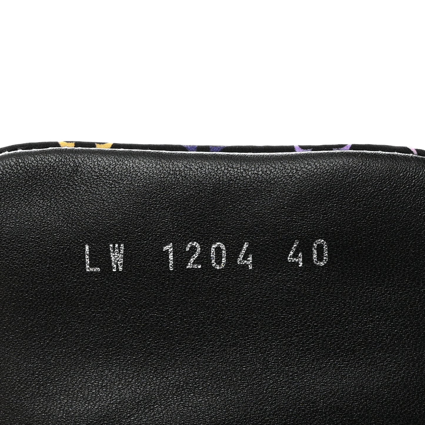 LV X TM Monogram Multicolor Pool Pillow Flat Comfort Mule 40 Black
